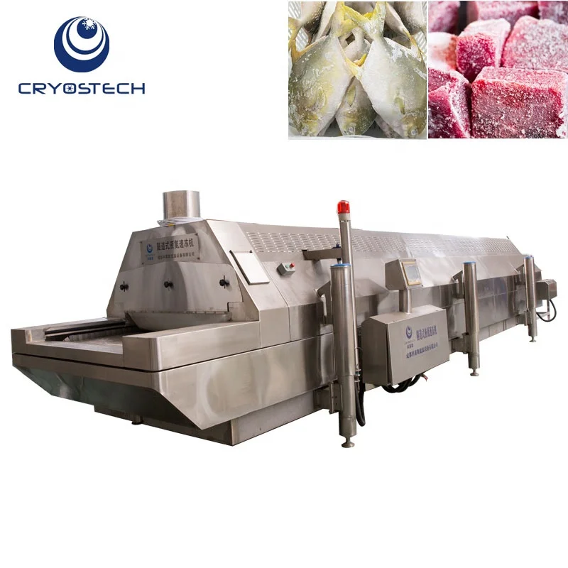 KLS-YSD-1.8/12 Factory Price Blast Freezing Tunnel Freezer Iqf Machine For Shrimp And Vegetable