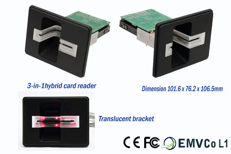 SCR35T OEM ATM MSR HID magnetic stripe card reader