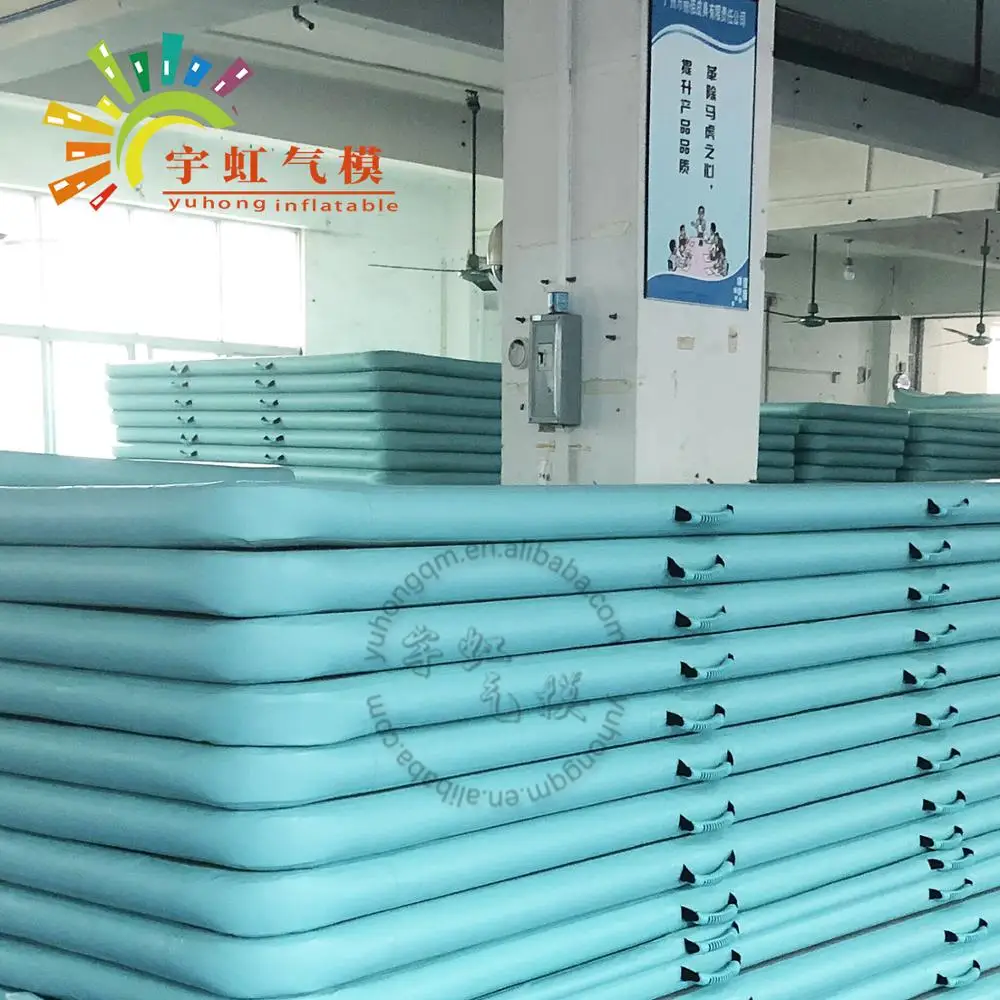 
inflatable air track for sale/inflatable crash mat/tumble track inflatable air mat for gymnastics use in family 
