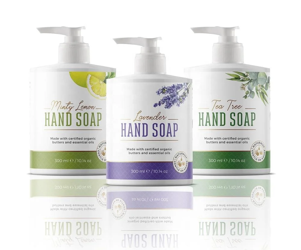 Natural Liquid Hand Soap With Tea Tree | Private Label | Wholesale | Bulk | Made in EU