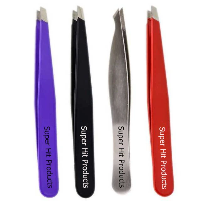 sharp tip eyebrow tweezers