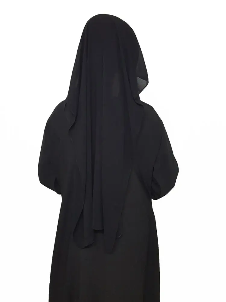 Double Layer Niqaab Muslim Women Hijab Islamic Clothing
