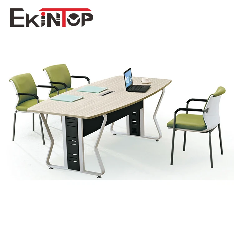 MELAMINE + METAL CONFERENCE DESK for style KM932