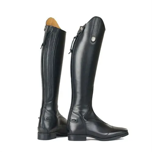 
Polo Men Horse Riding Leather Long Zipper Ridding Real Leather Boots Tall Boots. 
