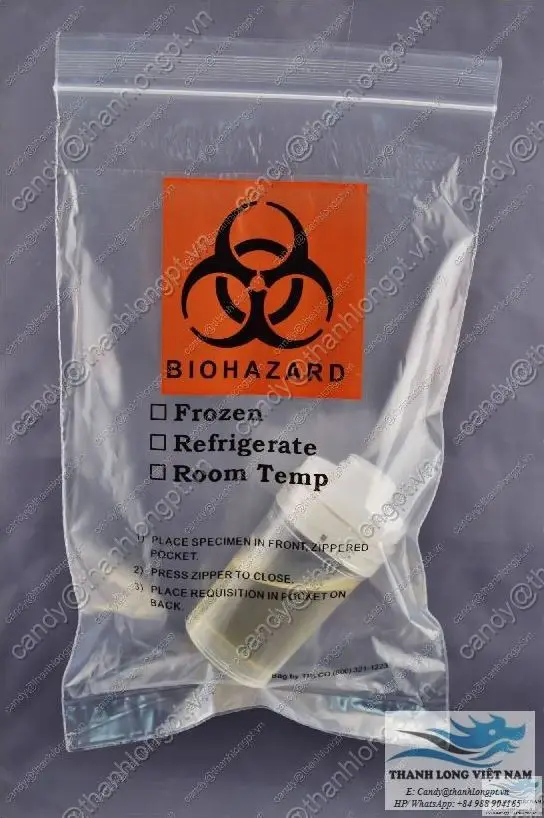 LDPE Plastic Custom printed zipper bags Vietnam