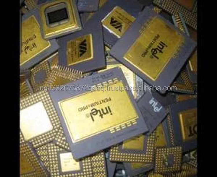 Ceramic CPU gold finger scrap ready to exportready to export