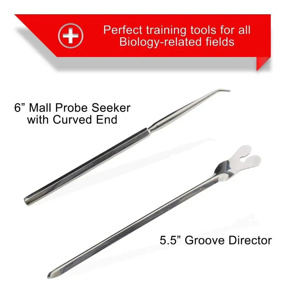 2024 STUDENT DISSECTING SETS 29 TOOLS WITH 6 T-PINS / HOT SELL BIOLOGY LAB ANATOMY SURGICAL DISSECTION KIT