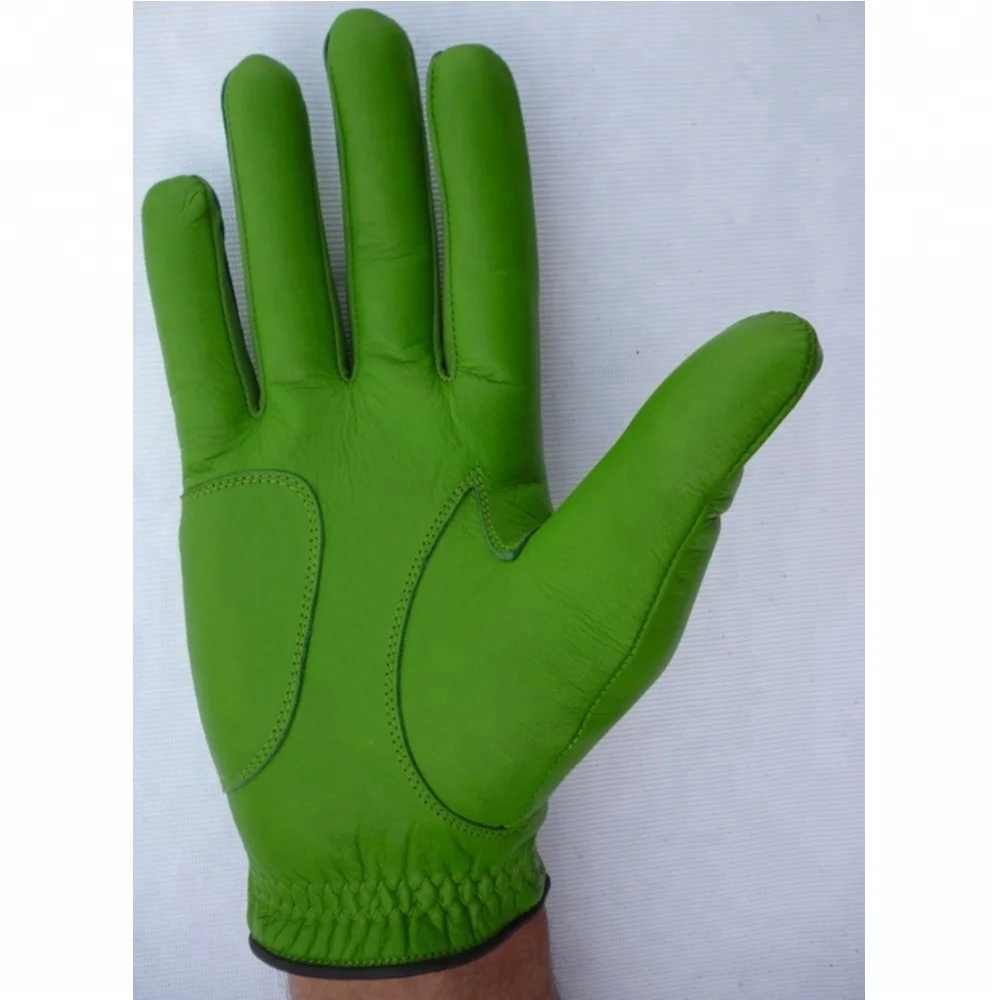 Best selling sheep skin cabretta leather Golf gloves USA