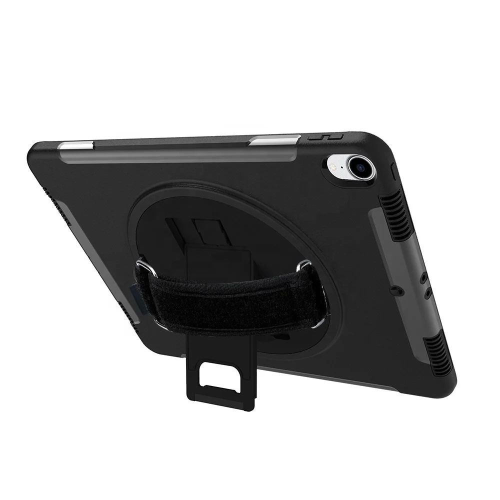 
For iPad pro 12.9 Hard Tablet Case Built-in Kickstand With Pencil Holder Silicone Cover 