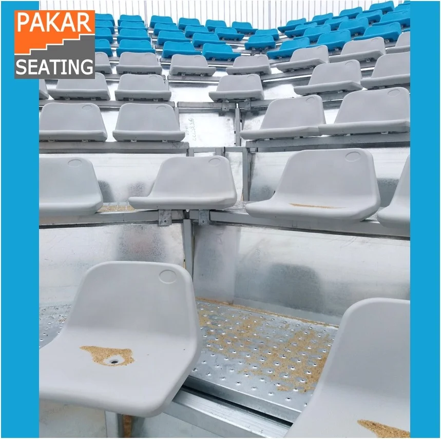 
Outdoor tiered beach bleachers metal structural outdoor grandstand 