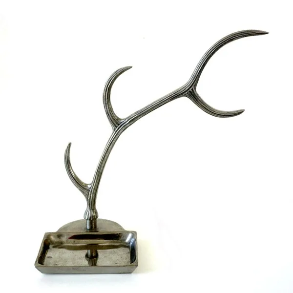 decorative metal antler sculpture for home Metal Crafts centerpiece