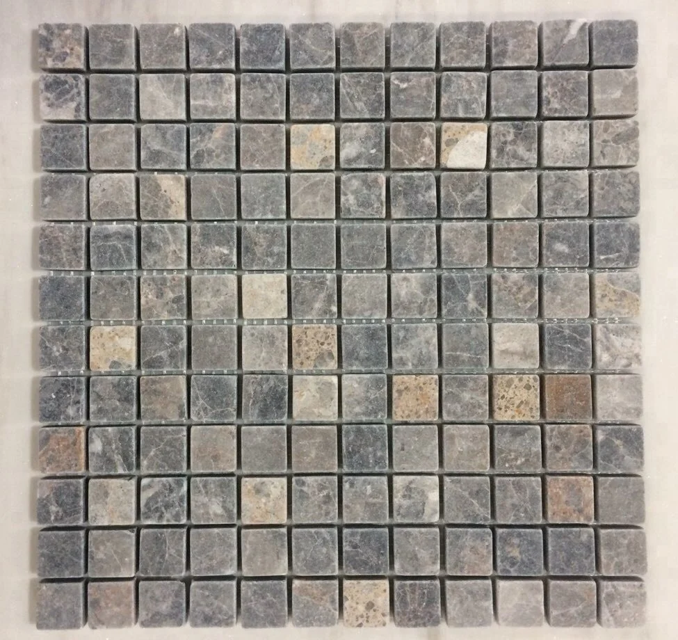 Modern Traditional Mosaic Tiles Multicolor Marble 23*23 Blue for Interior Walls and Swimming Pools Glass and Stone Material