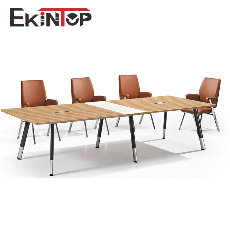 MELAMINE + METAL CONFERENCE DESK for style KM932