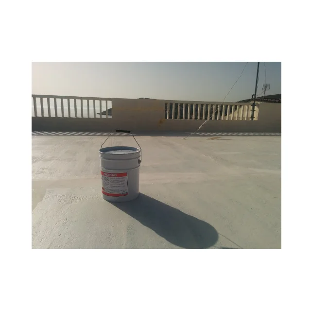 Водонепроницаемое полиуретановое покрытие-нанесено на бетонные плоские крыши, формируя эластичную мембрану с долгосрочной защитой