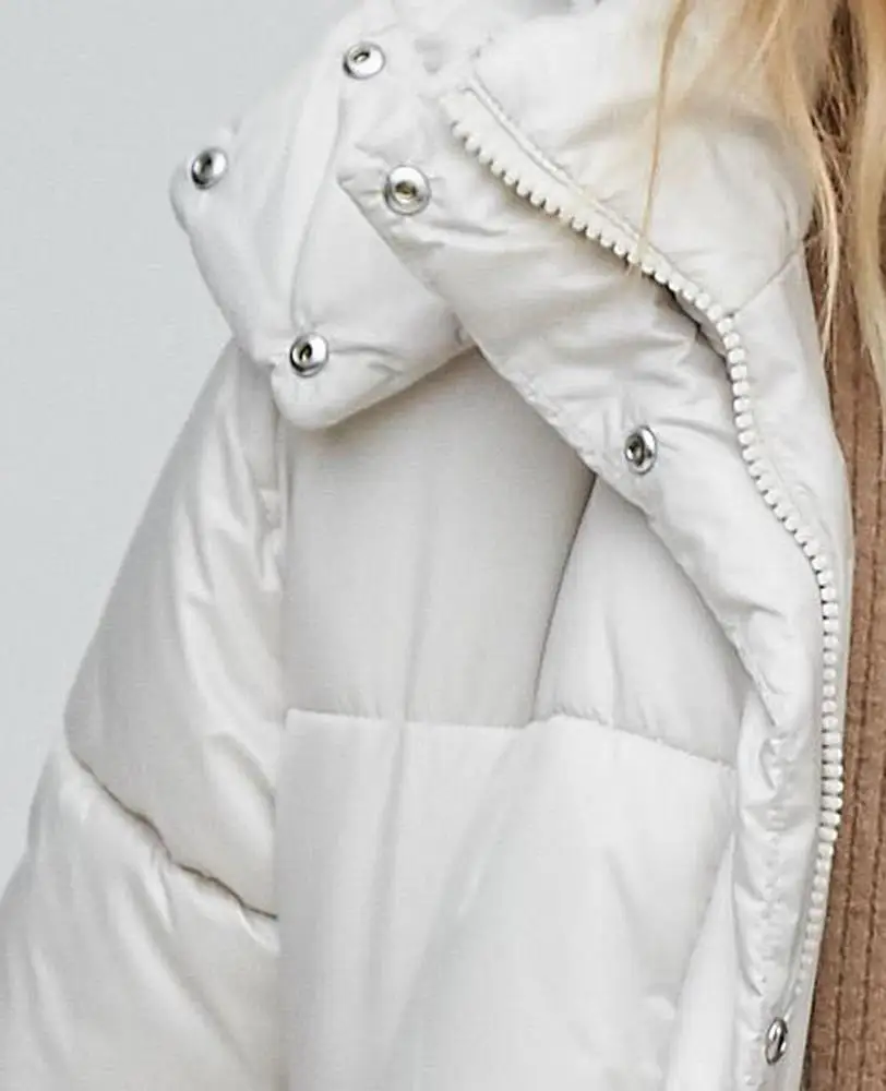 2021 New men cheap warm lightweight foldable polyester down padded puffer jacket with hoody