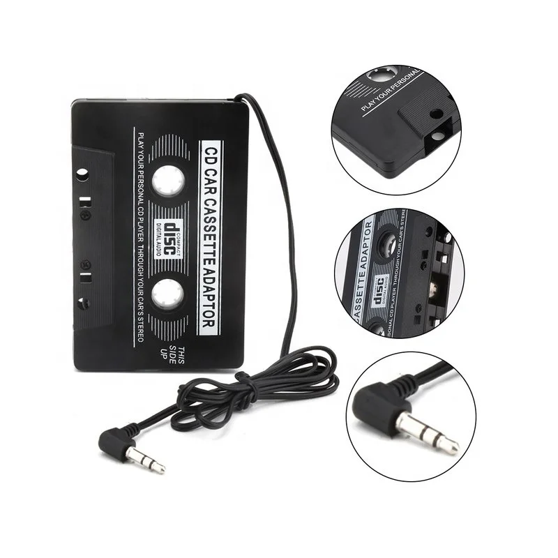 
3.5mm AUX Car Audio Cassette Tape Radio Adapter for iPhone iPod Mp3 CD Player 