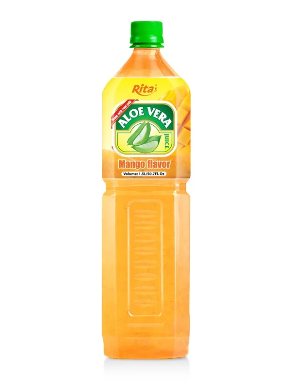 Vietnam Manufacturers 1500 ml Pet Bottle Mango Flavor Aloe Vera Drink