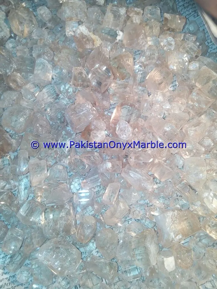 Topaz rough facet grade natural raw crystal clear white