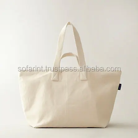 100% COTTON TOTE BAGS/ SHOPPING BAG/ COTTON GROCERY BAG