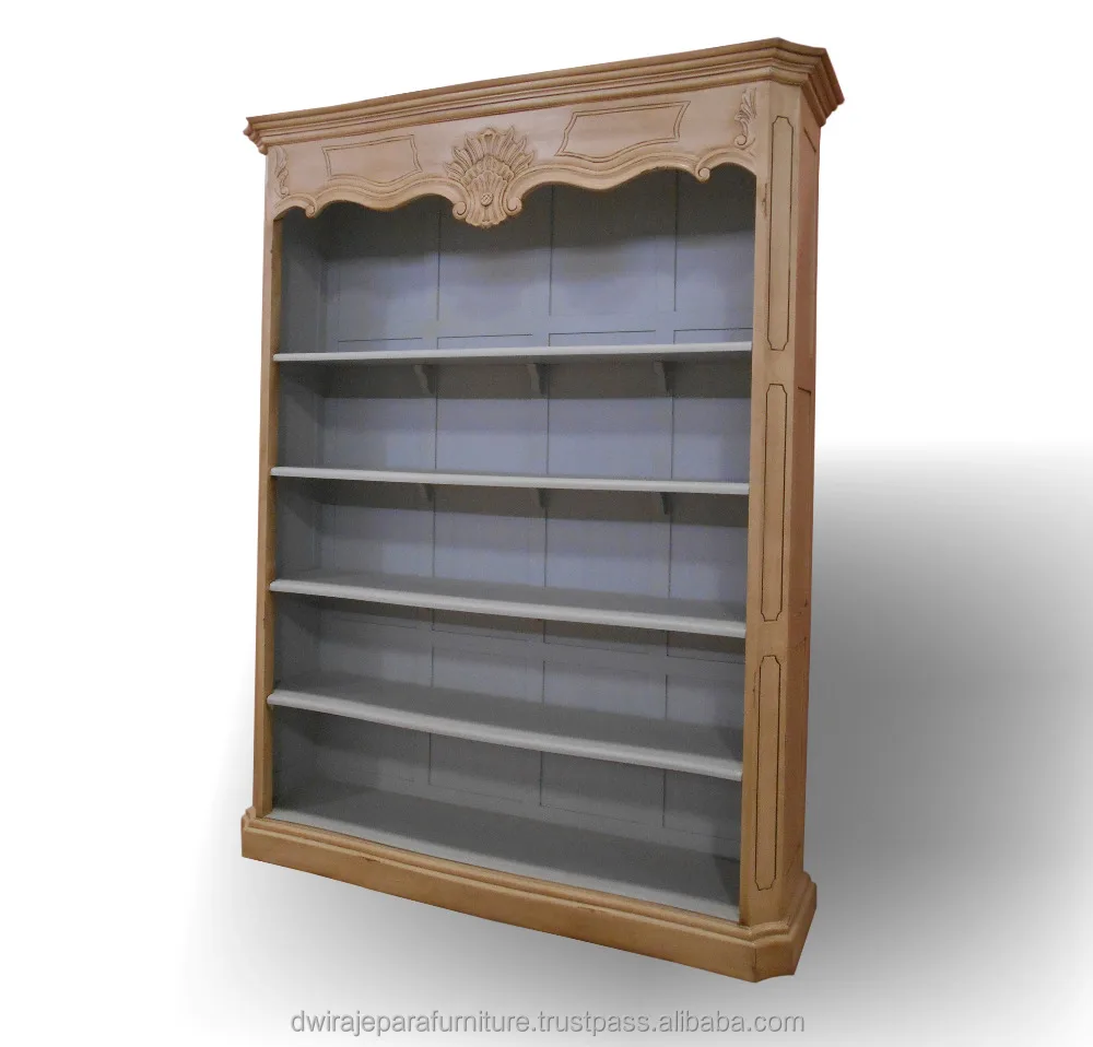Indonesia Furniture - French Provincial Furniture of Bookcase Painted French style