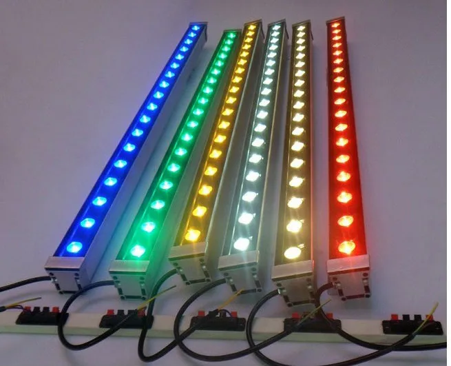 36PCS LED Wall Washer Lamp 36W 24V Building Facade Lighting IP65 2700K 3000K Flood Light