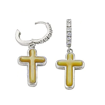 high end fashion jewelry manufacturer 925 sterling silver Yellow Gold stone earrings cubic zirconia cz earring