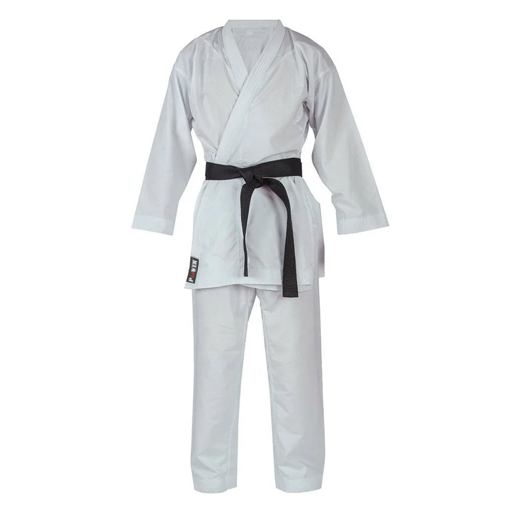 OEM Manufacturer Hot Selling Custom Logo Cotton Martial Arts Uniform White Karate Jiu jitsu Wear GIS For Sale