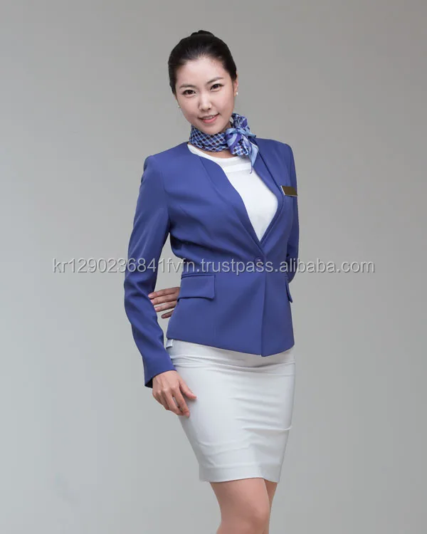 
Ladies Uniform for Hotel Restaurant Jacket Skirt CO0354 
