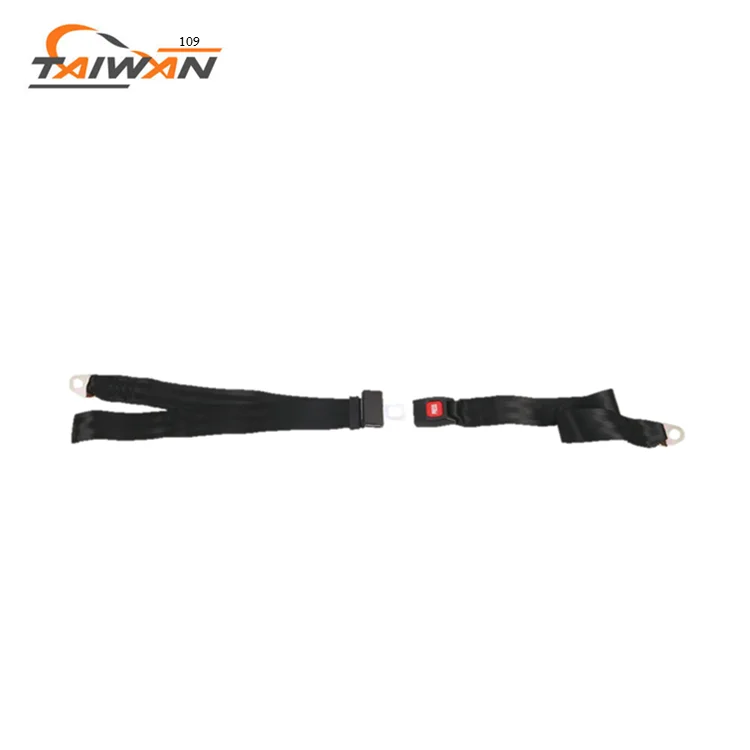 OEM non-retractable 2 points car rear seat belts