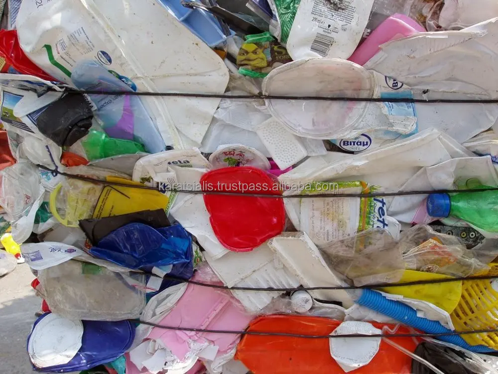 
MIX RIGID-HARD PLASTIC SCRAP - WASTE BALES 