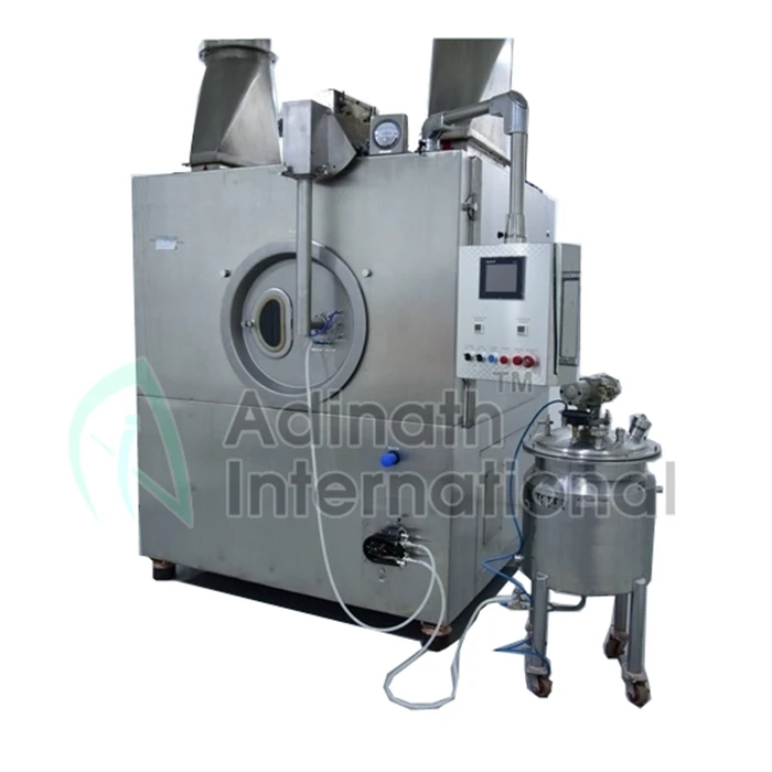 
50kg automatic pharmaceutical tablet film sugar coating machine with ISO and GMP approved 