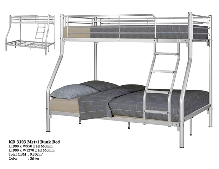 Antique Metal Domica KD-3103 Double Decker Bunk Bed Malaysia