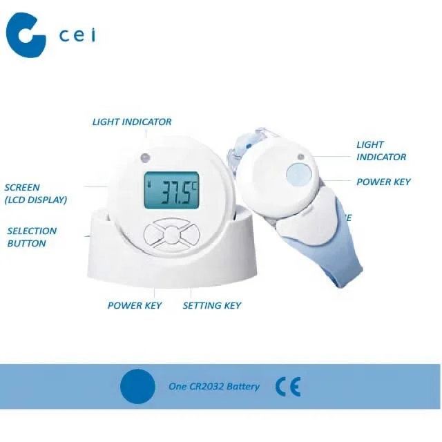 2021 Best Mini Wireless Temperature Sensor Baby Temperature Monitor With Alarm