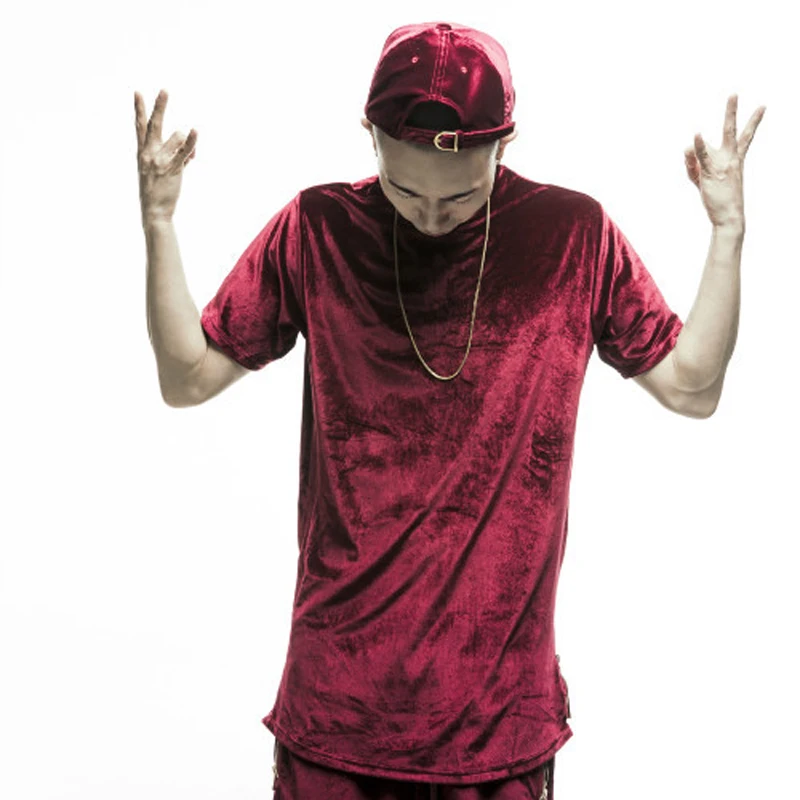 OEM Custom Top Quality men velvet shirt&short/Wholesale short sleeves warm winters velvet tracksuit men