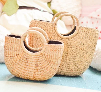 Best Choice for Summer Vacation High Quality Natural Craft Women Straw Bag