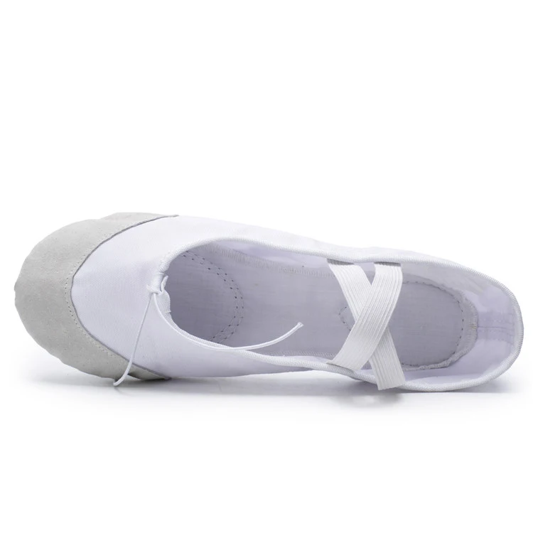 
Girls Split Sole Canvas Ballet Slipper/Ballet Shoe/Yoga Dance Shoe (Kid/Women) 