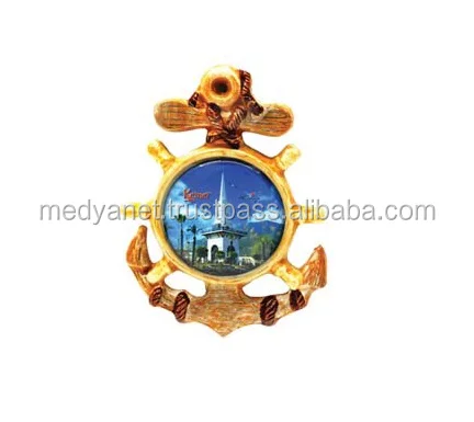 Oem Manufacturer Promotional Custom  Souvenir Fridge Ceramic Magnet Epoxy Tourist Magnet City Magnets