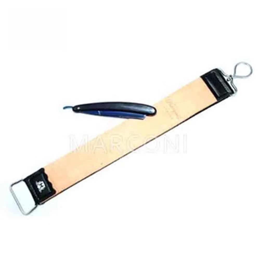 LEATHER SHARPENING STROP STRAP HANGING BELT STRAIGHT  SHAVING RAZOR
