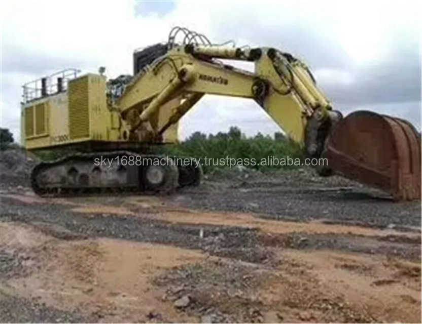 secondhand komatsu PC3000 excavator in japan condition/300ton komatsu excavator for sale