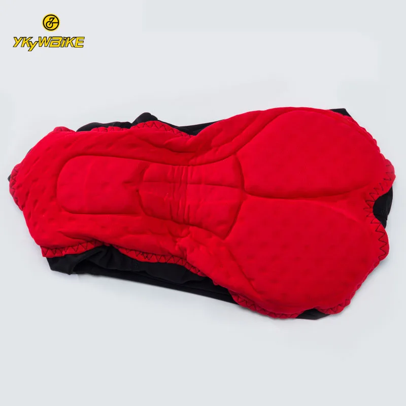 
YKYWBIKE High Quality Coolmax Padded Bike Bib Tights OEM Sublimation Custom Cycling Shorts Men 