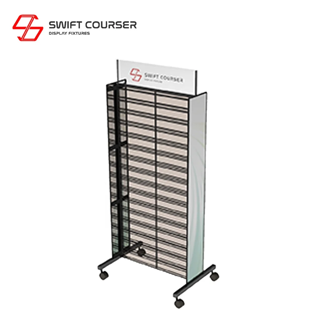 Double sided custom lady flip flops display for shoe store advertising