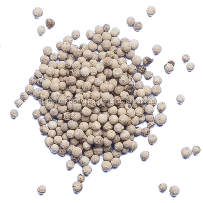 
High quality white pepper origin INDIA from NIK_MAY EXPORTS LLP 