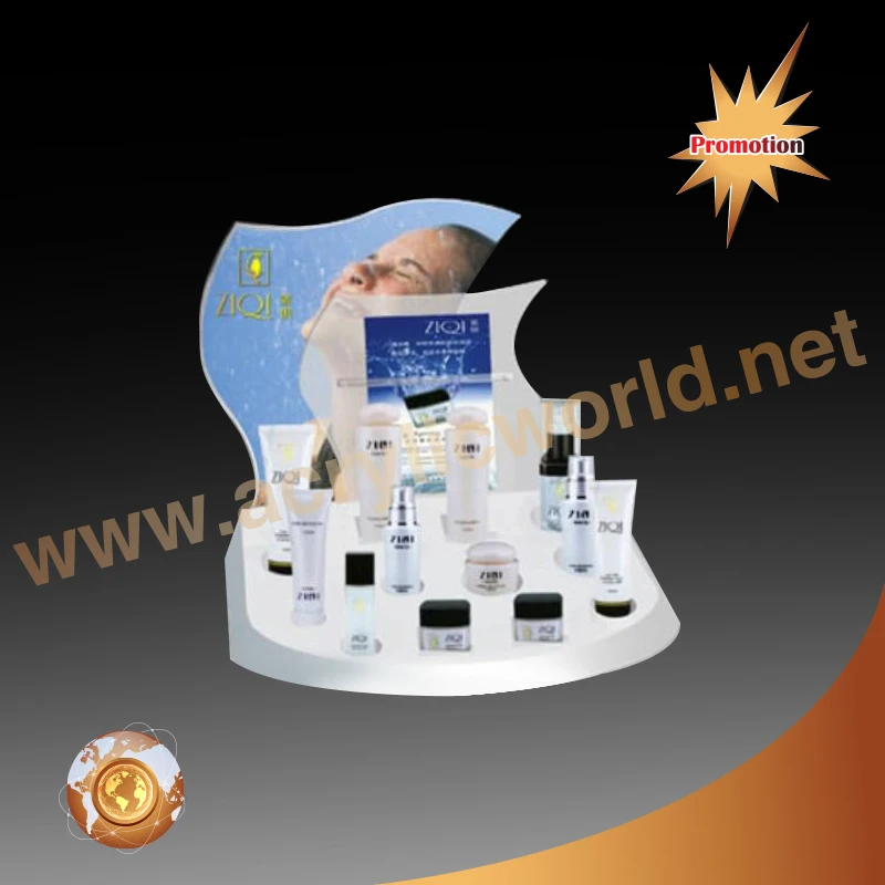 perfume display/custom Acrylic makeup perfume bottle display cosmetic display stand