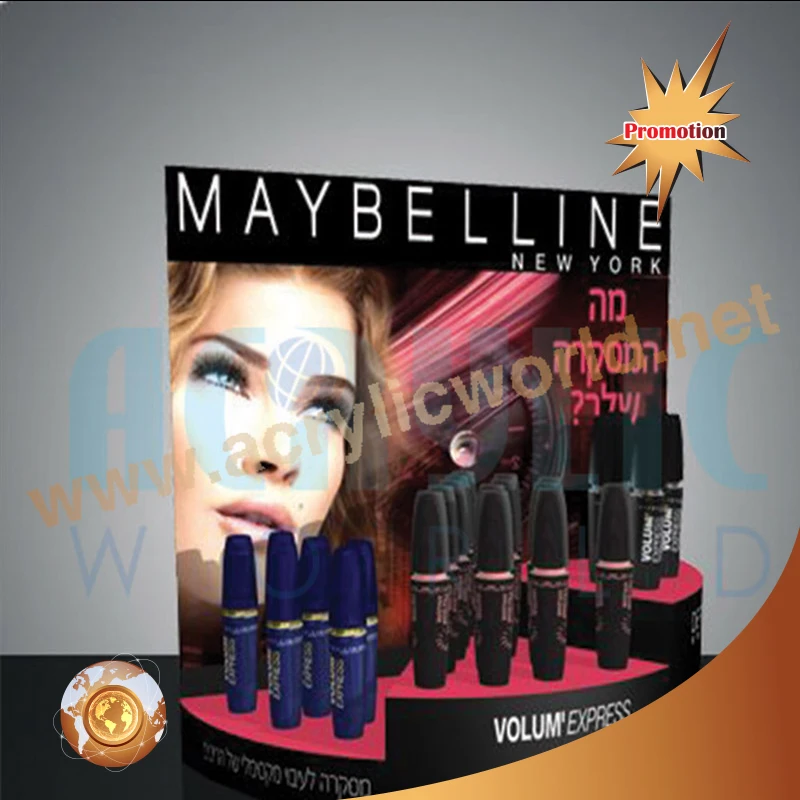 perfume display/custom Acrylic makeup perfume bottle display cosmetic display stand