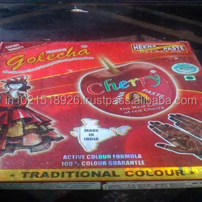 Golecha Red Henna Cone