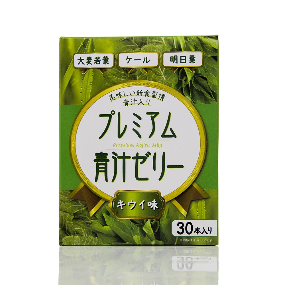 Wholesale japanese healthy snacks green juice jelly