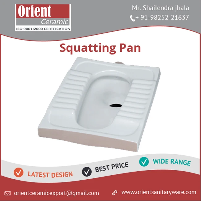  Premium New Ceramic Sanitary Ware Crack Proof Squatting Pan