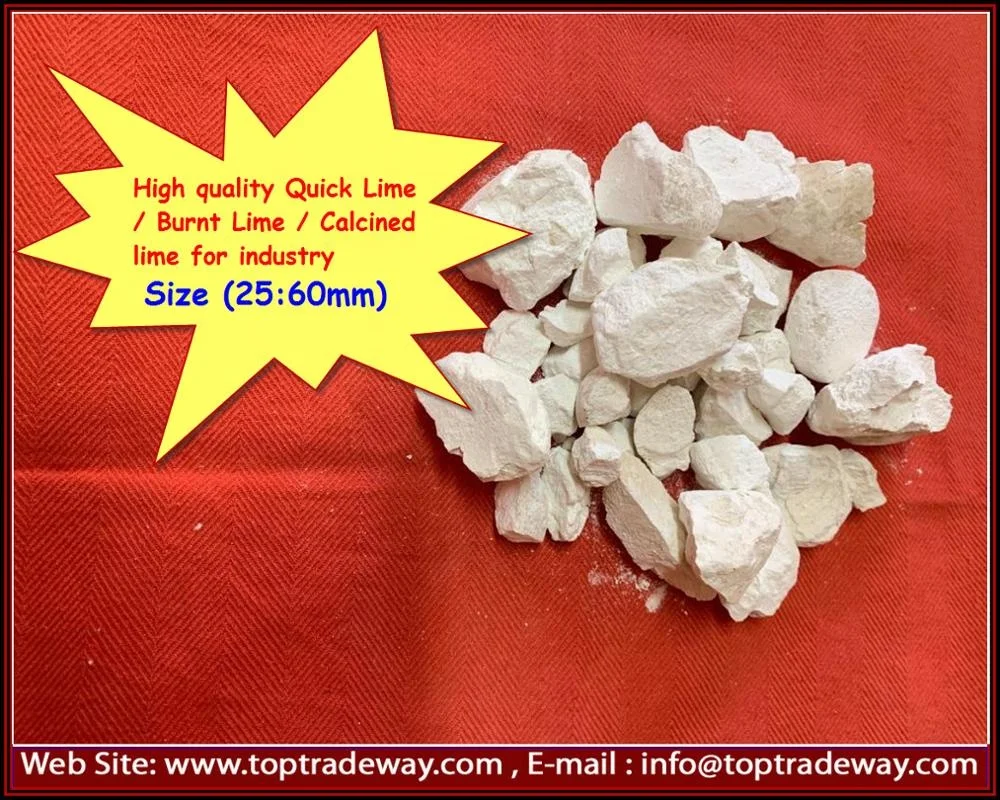 
Factory price-Calcium Oxide / Quick Lime lump (CaO>90%) 