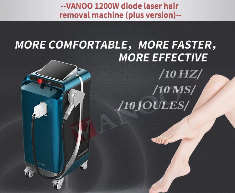 Permanent hair removal beauty machine about 1200w 808 laser