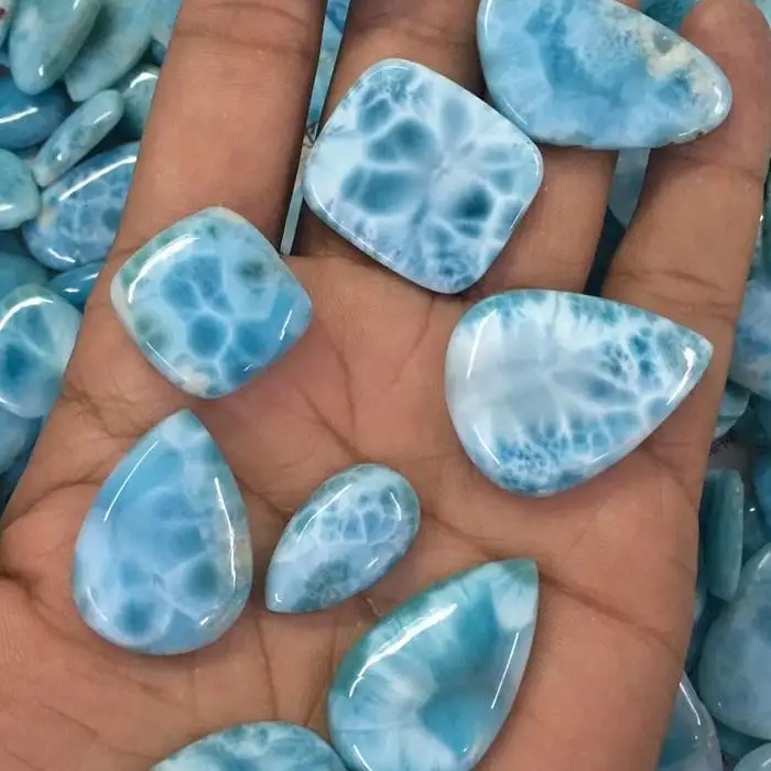 manufacturer A++ top quality at cheap price larimar stone natural